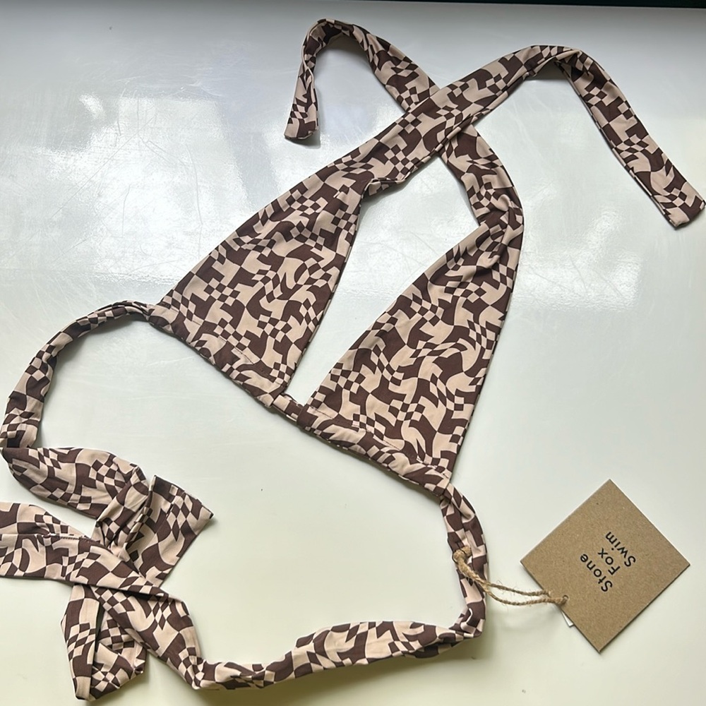Stone Fox Swim Rico Top - Raffia XS - Picture 2 of 5